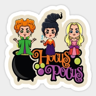 3 beautiful witches Sticker